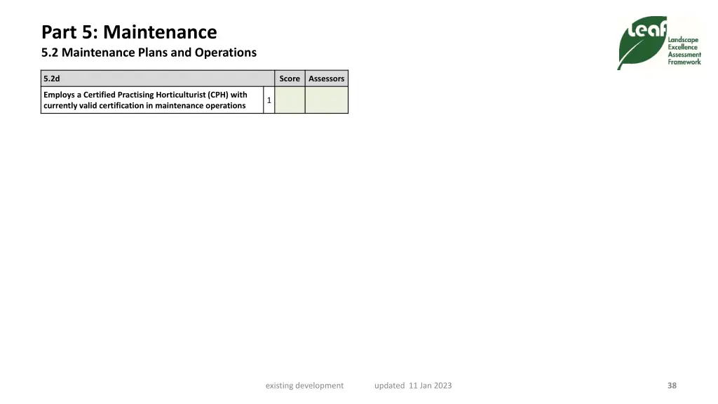 part 5 maintenance 5 2 maintenance plans 3