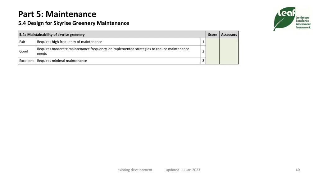 part 5 maintenance 5 4 design for skyrise