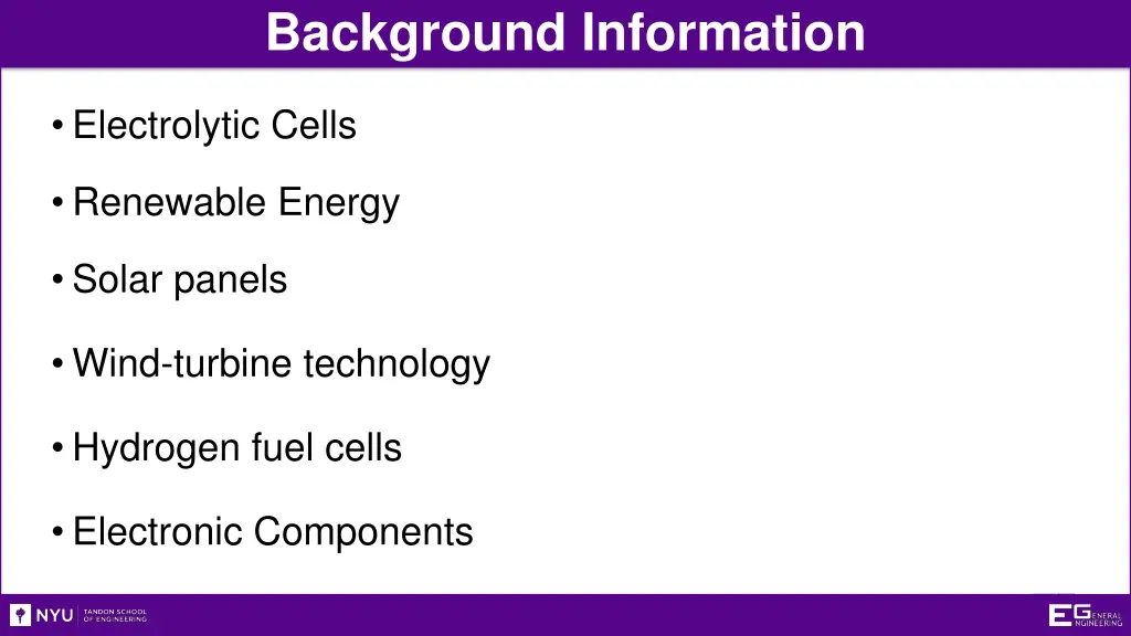 background information