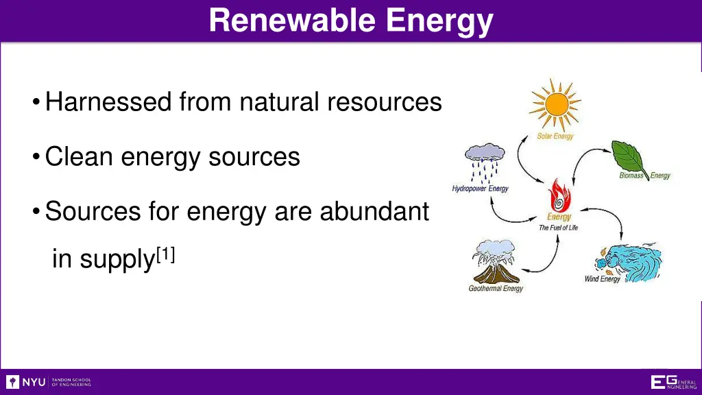 renewable energy