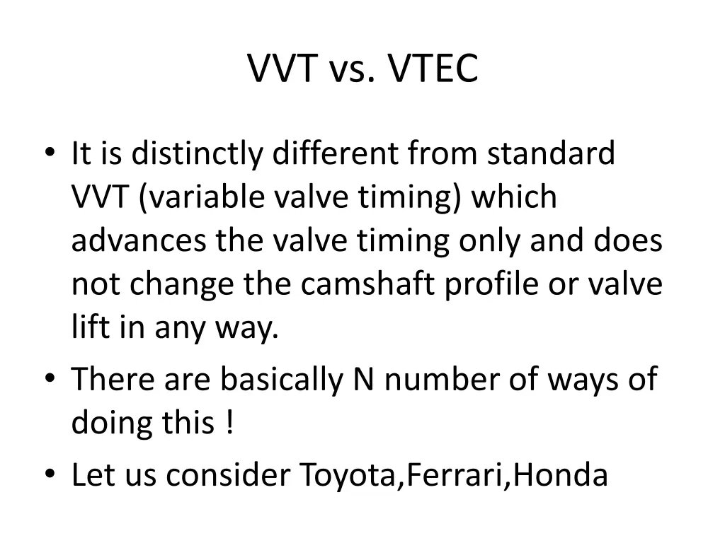 vvt vs vtec