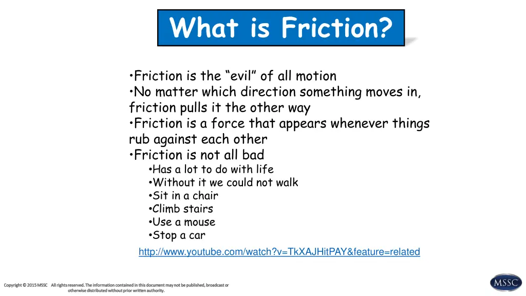 what is friction