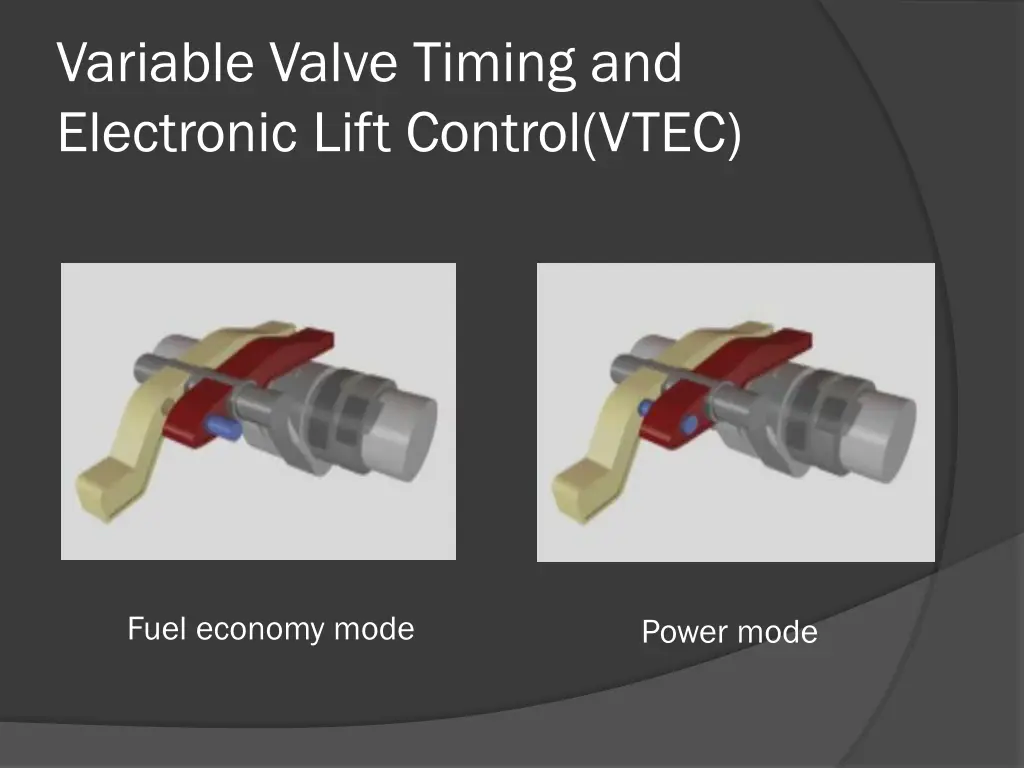 variable valve timing and electronic lift control