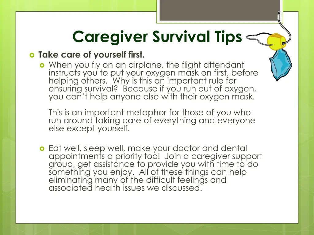 caregiver survival tips 2