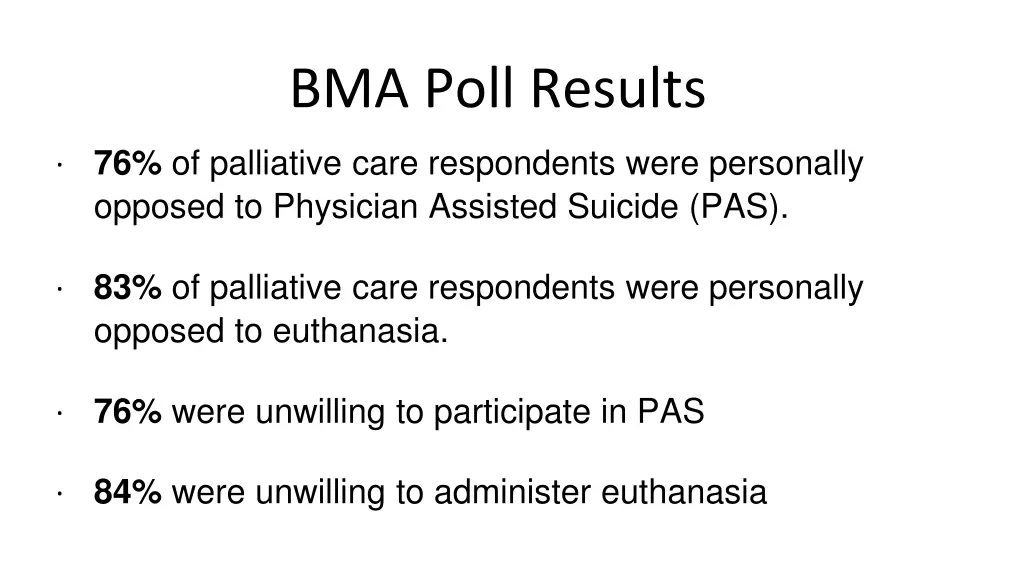 bma poll results