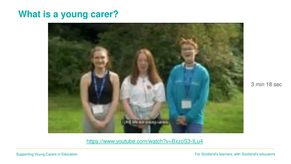 what is a young carer