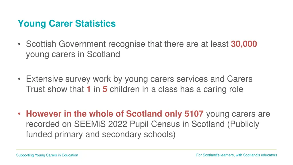 young carer statistics