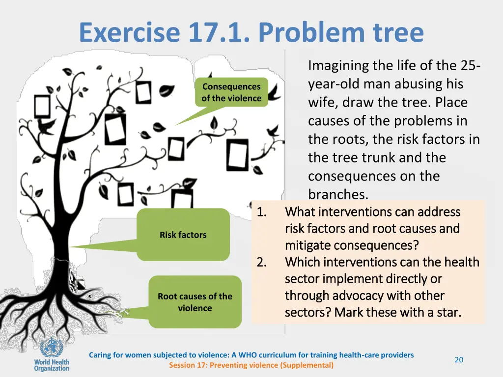 exercise 17 1 problem tree