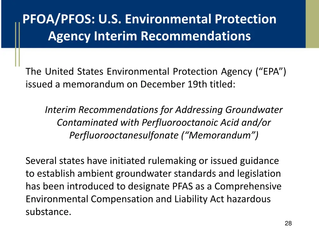 pfoa pfos u s environmental protection agency