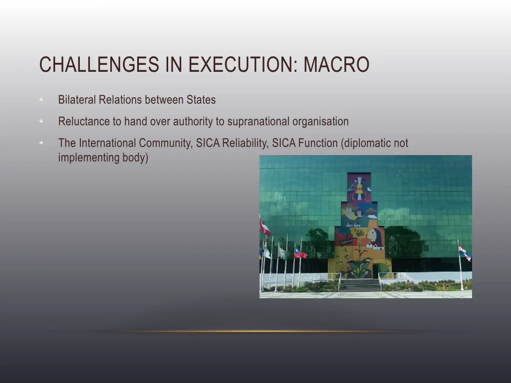 challenges in execution macro