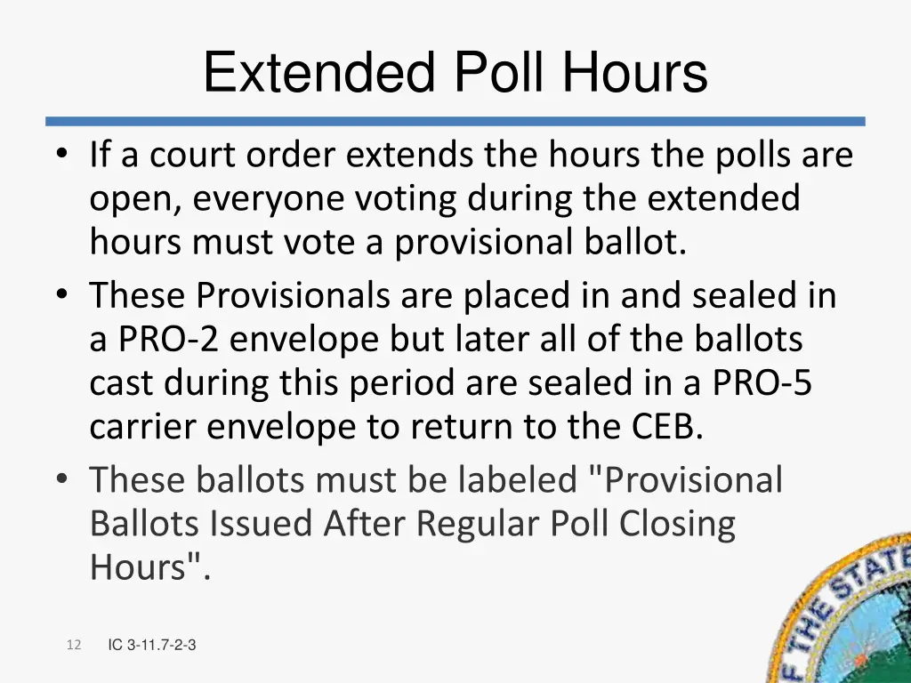 extended poll hours