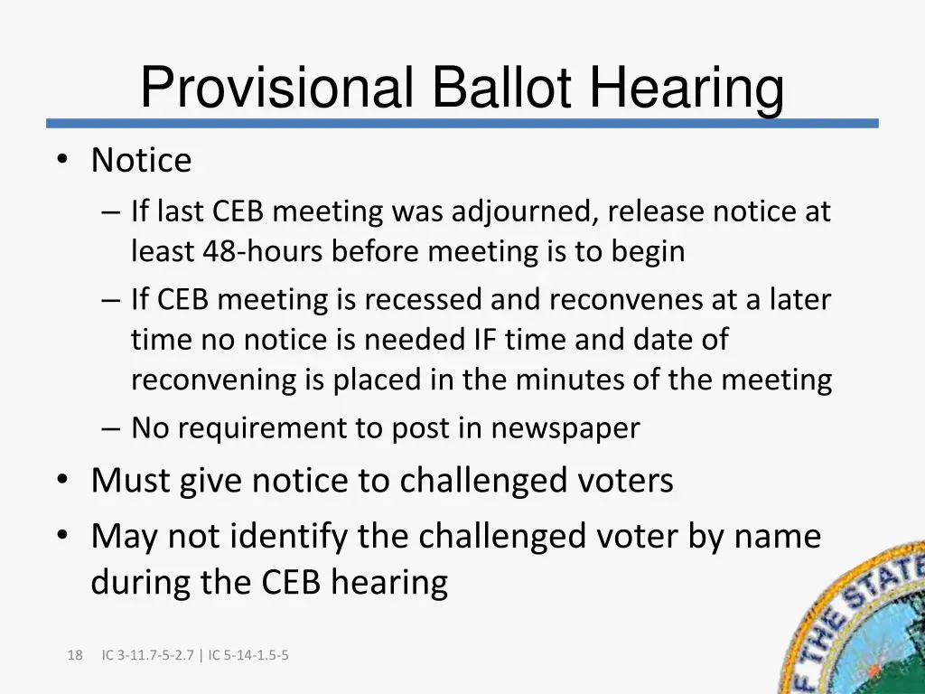 provisional ballot hearing notice if last