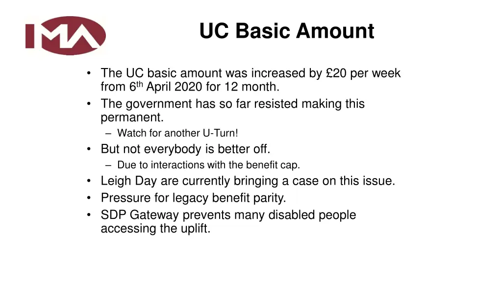 uc basic amount