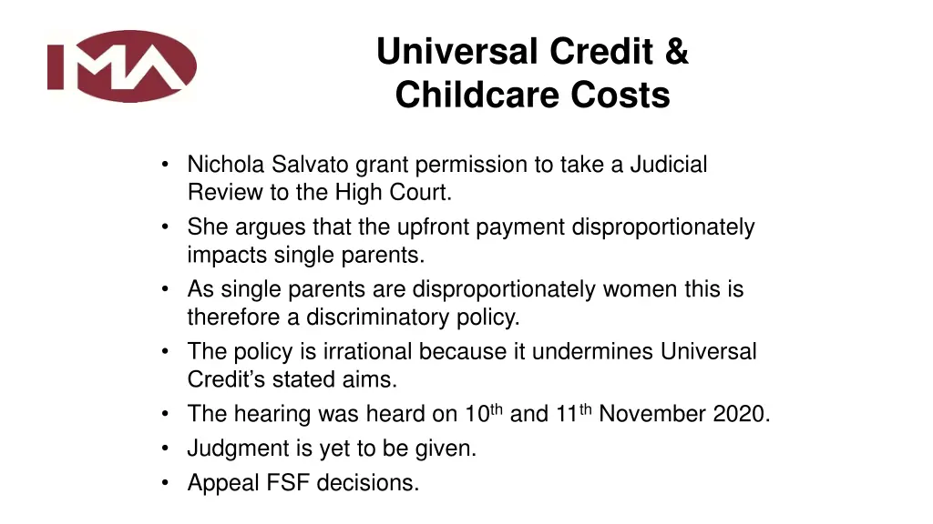 universal credit childcare costs 1