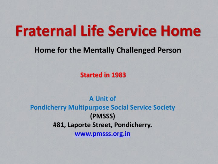 fraternal life service home