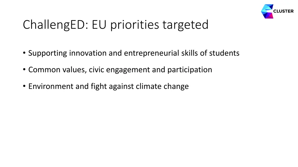 challenged eu priorities targeted