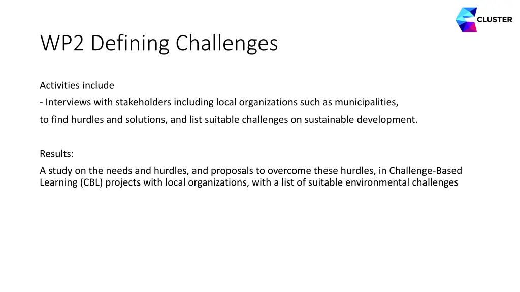 wp2 defining challenges