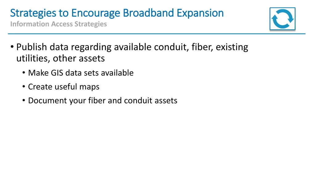 strategies to encourage broadband expansion 1