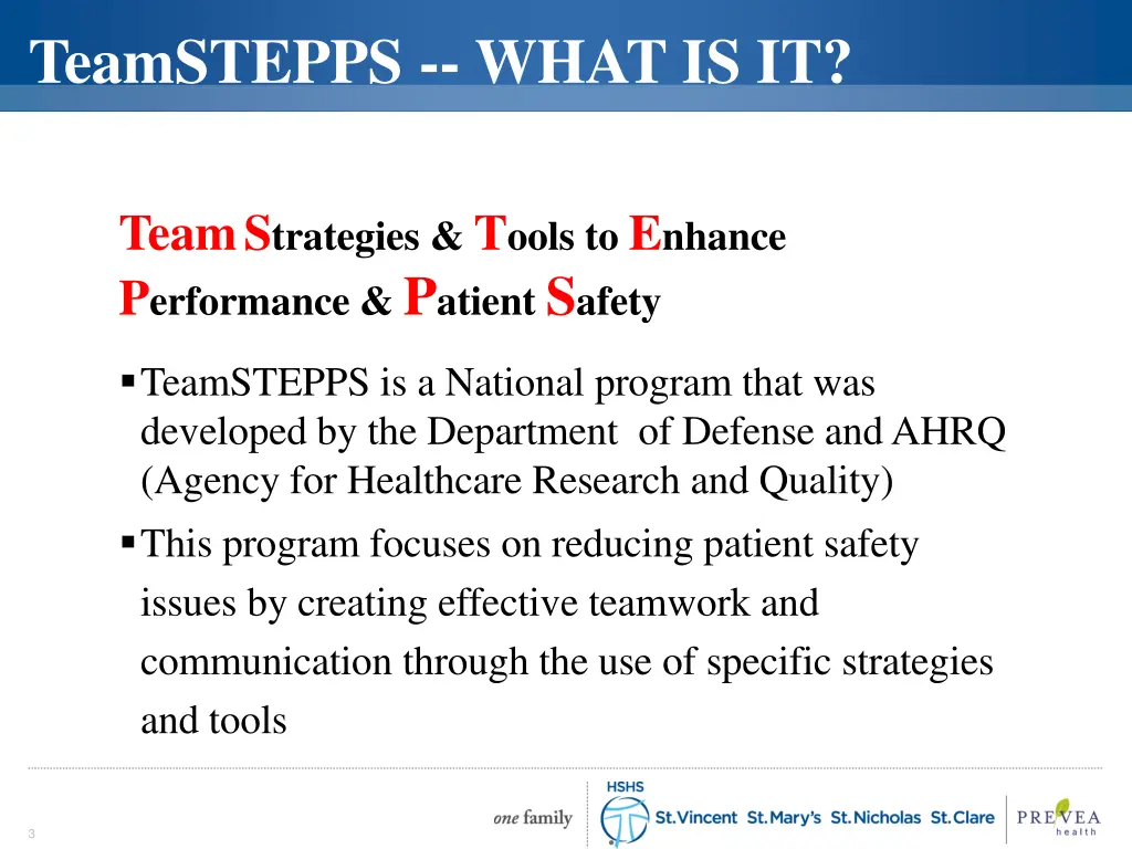 teamstepps what is it