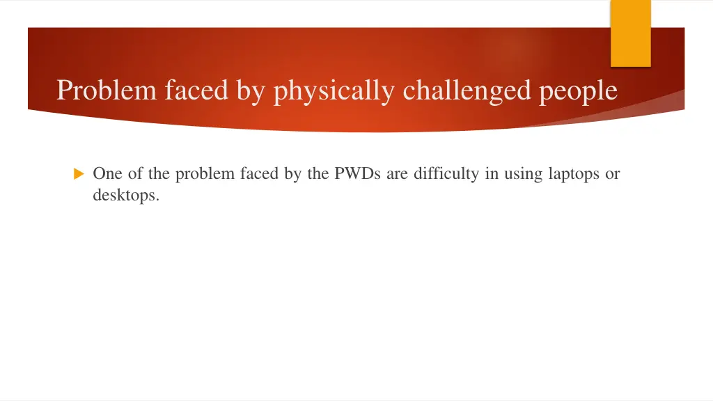 problem faced by physically challenged people