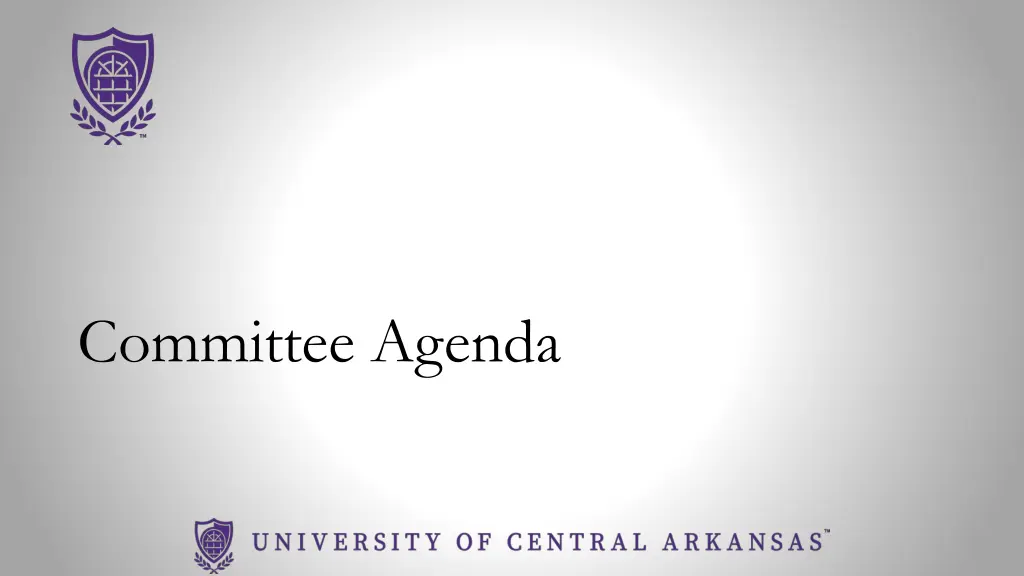 committee agenda