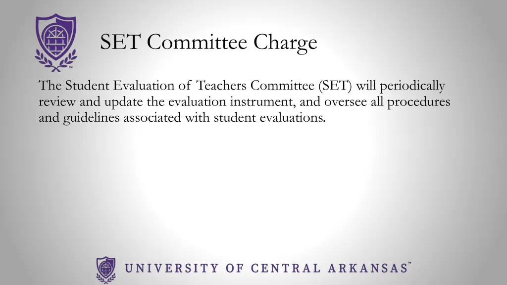 set committee charge