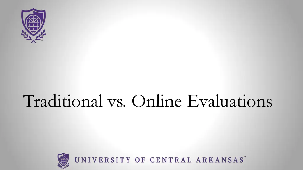 traditional vs online evaluations