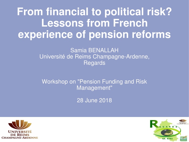 from financial to political risk lessons from