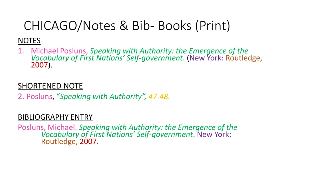 chicago notes bib books print notes 1 michael