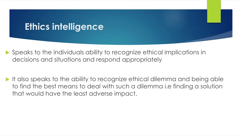 ethics intelligence 1