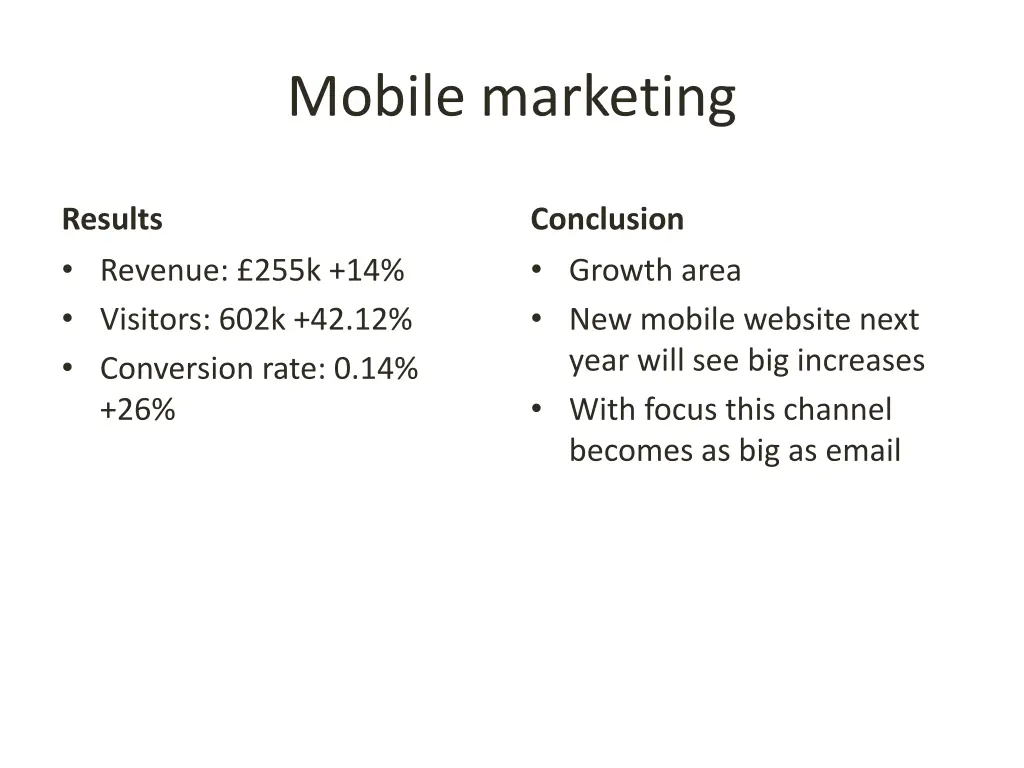 mobile marketing