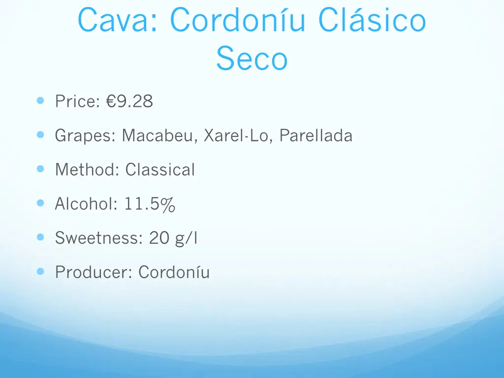 cava cordon u cl sico seco