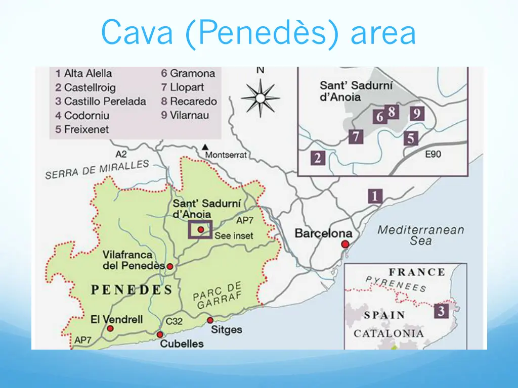 cava pened s area