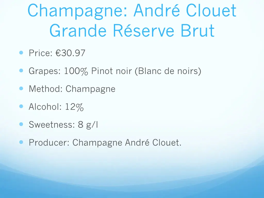 champagne andr clouet grande r serve brut