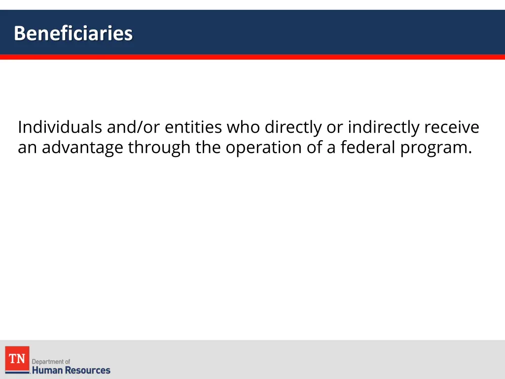 beneficiaries