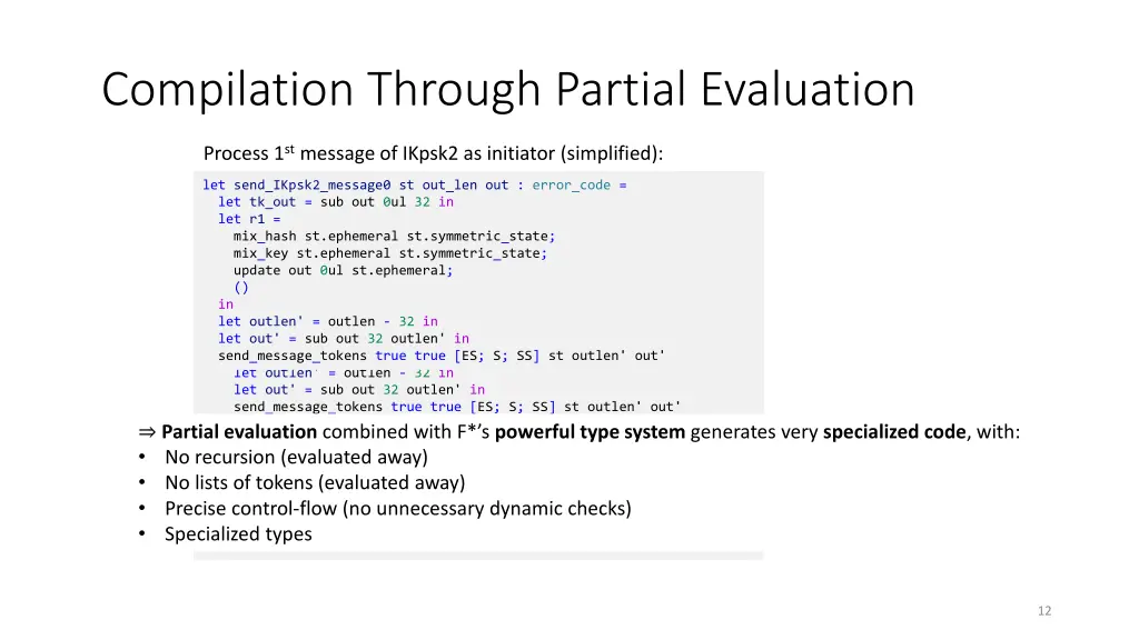 compilation through partial evaluation