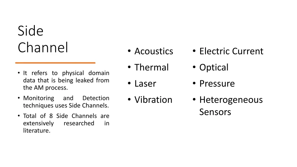 side channel