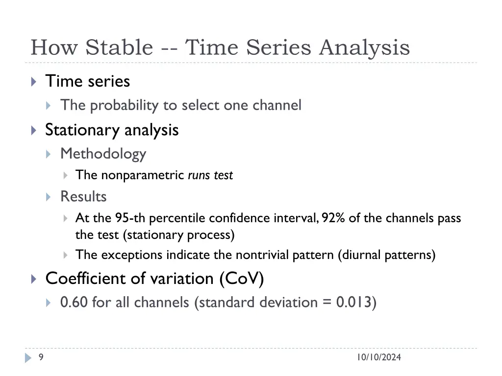 how stable time series analysis