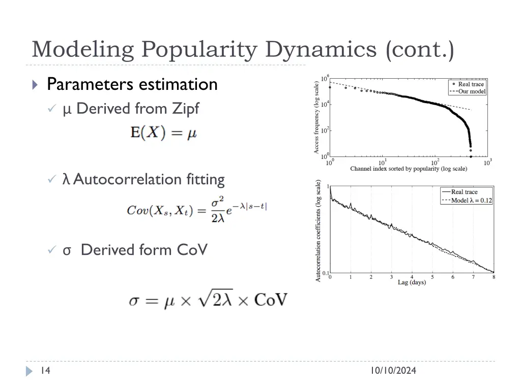 modeling popularity dynamics cont