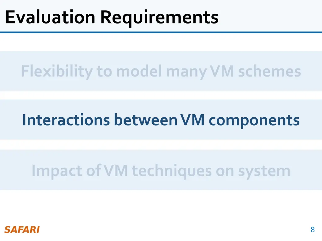 evaluation requirements 2