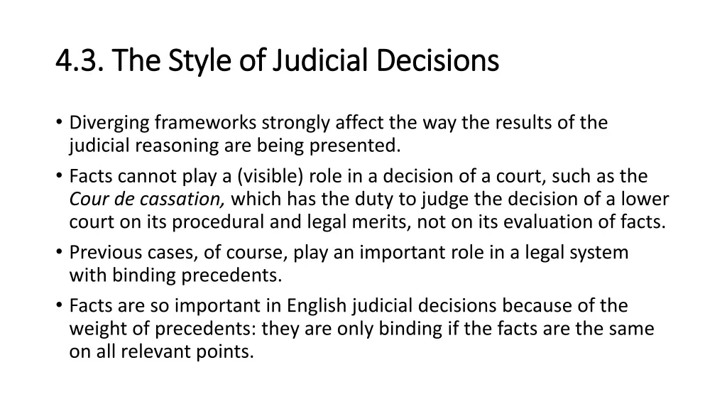 4 3 the style of 4 3 the style of judicial