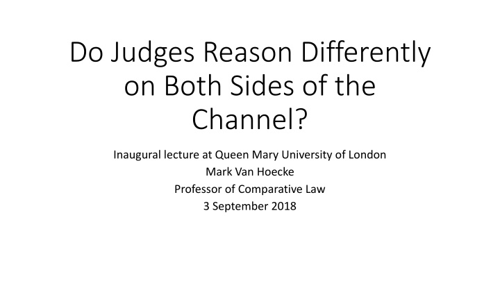 do judges reason differently on both sides