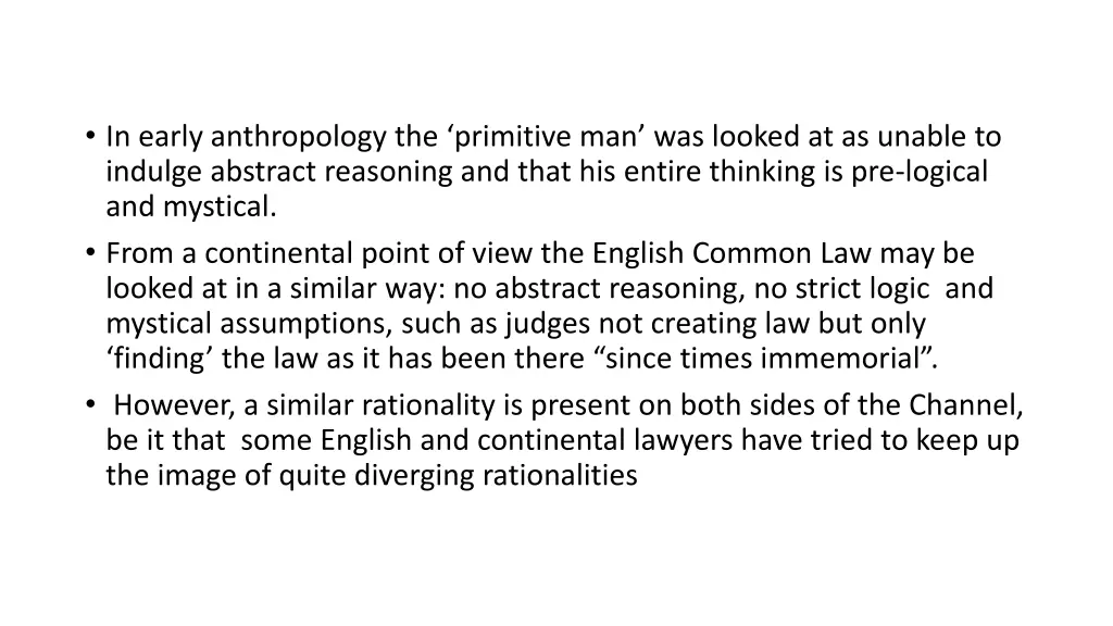 in early anthropology the primitive