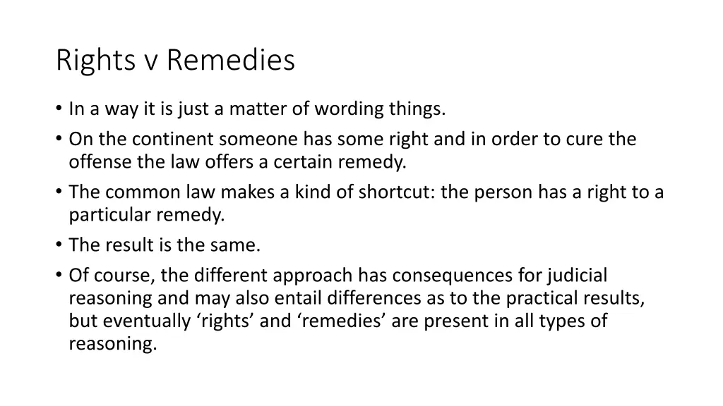 rights v remedies 1