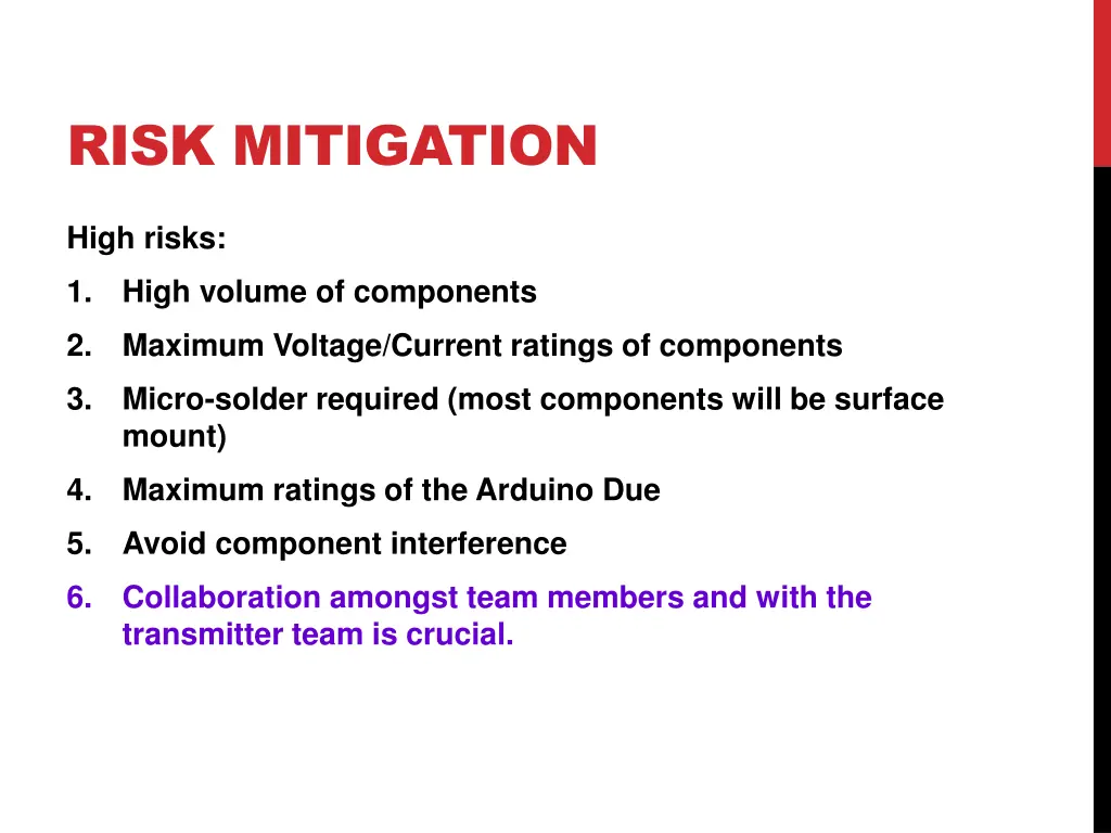 risk mitigation