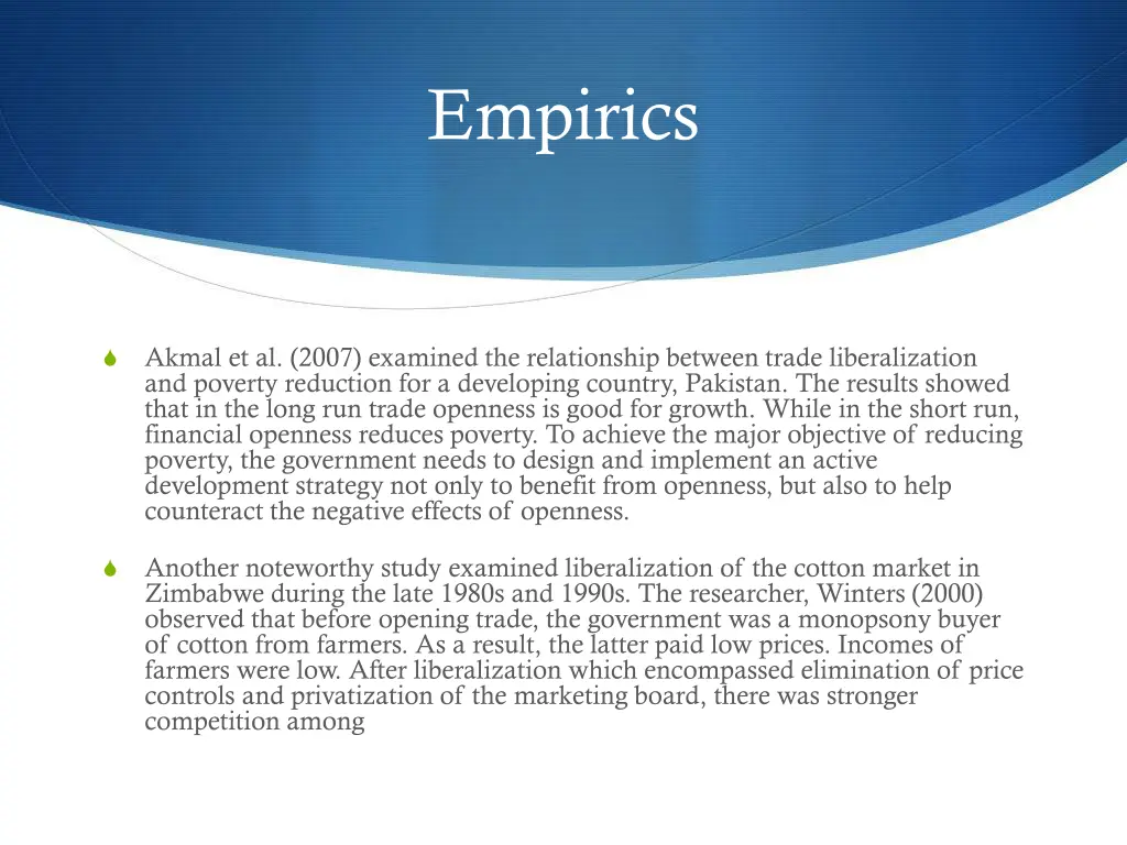 empirics