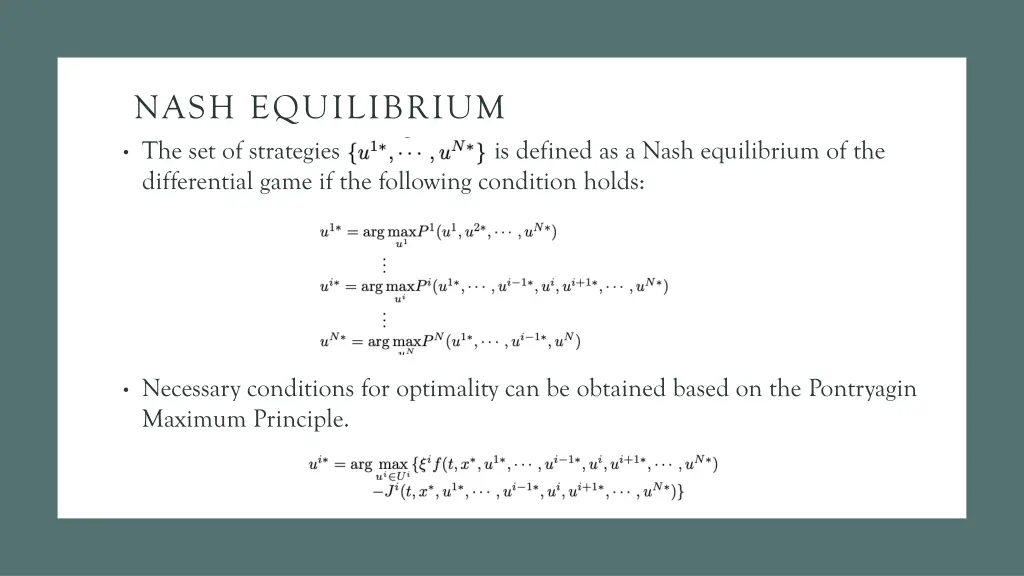 nash equilibrium