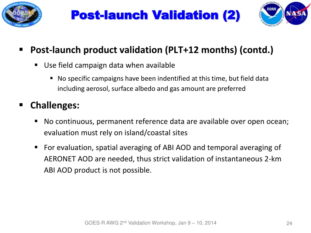 post post launch validation 2 launch validation 2