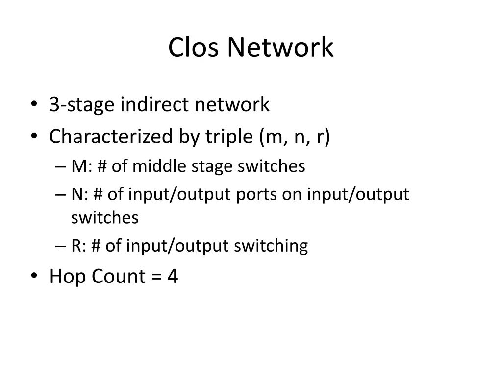 clos network 1