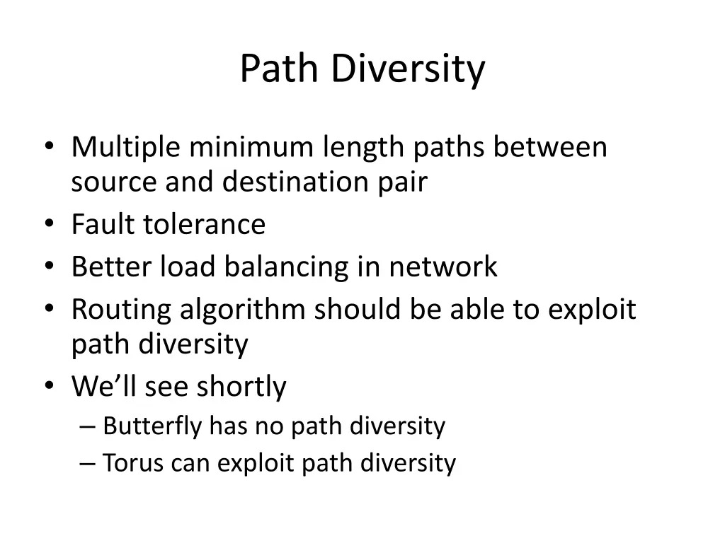 path diversity